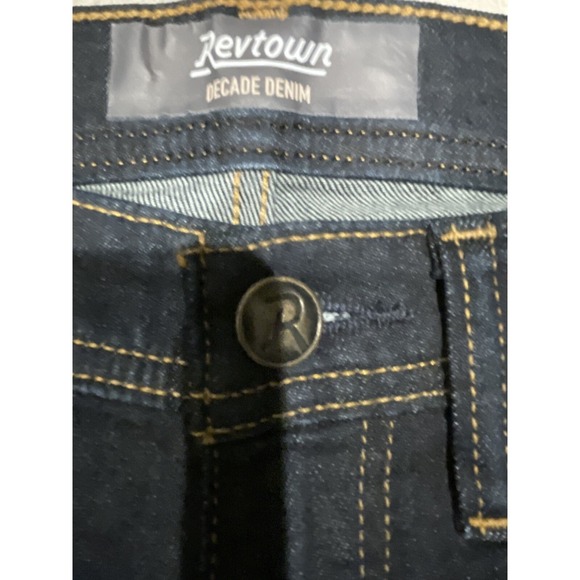 Revtown Automatic Jeans Mens 30x34 Blue Dark Wash Straight Leg NWT - Picture 5 of 5